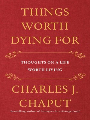 cover image of Things Worth Dying For